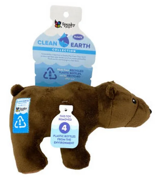 1ea Spunky Pup Clean earth Large Bear - Toys